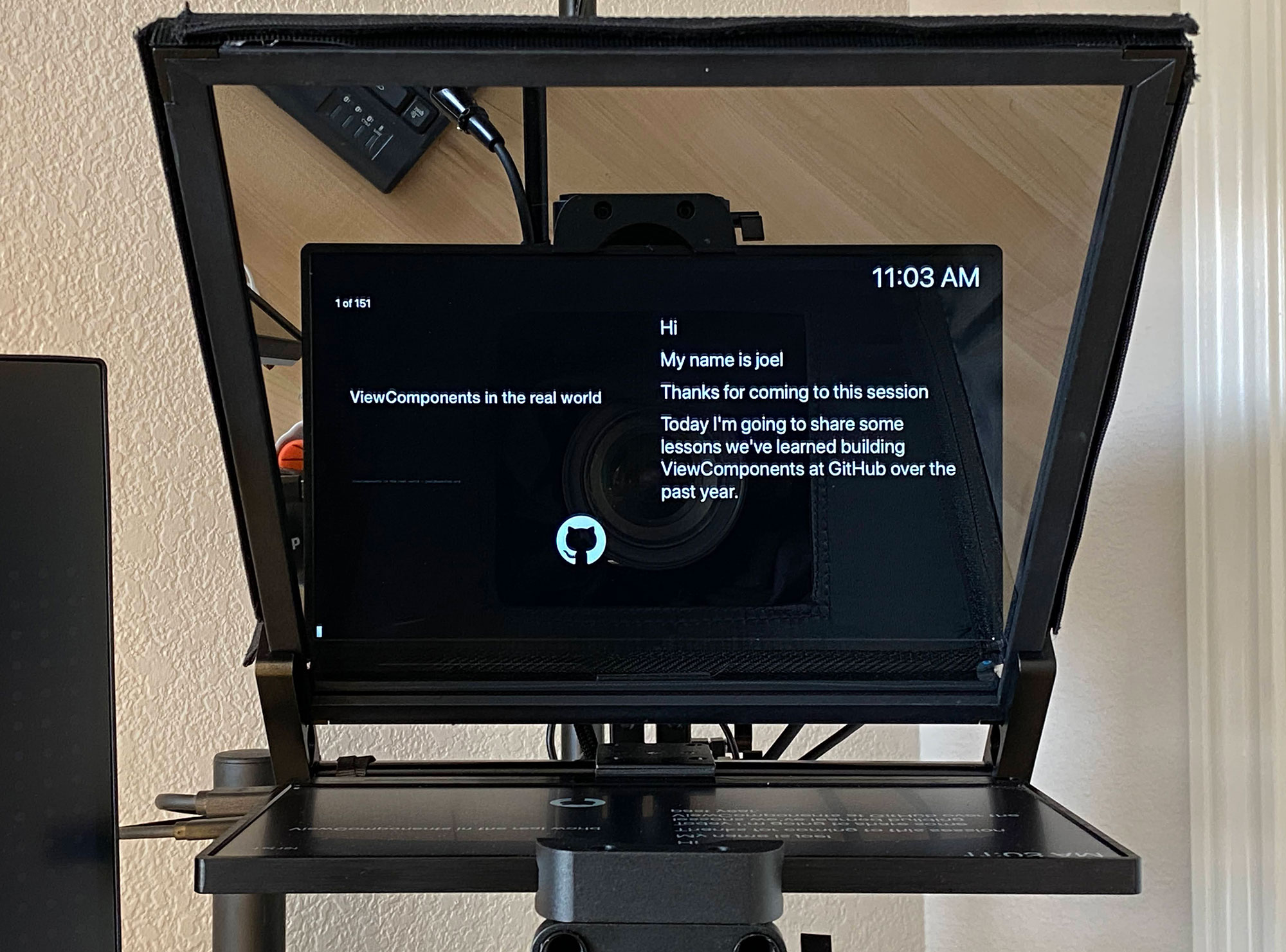 zoom teleprompter