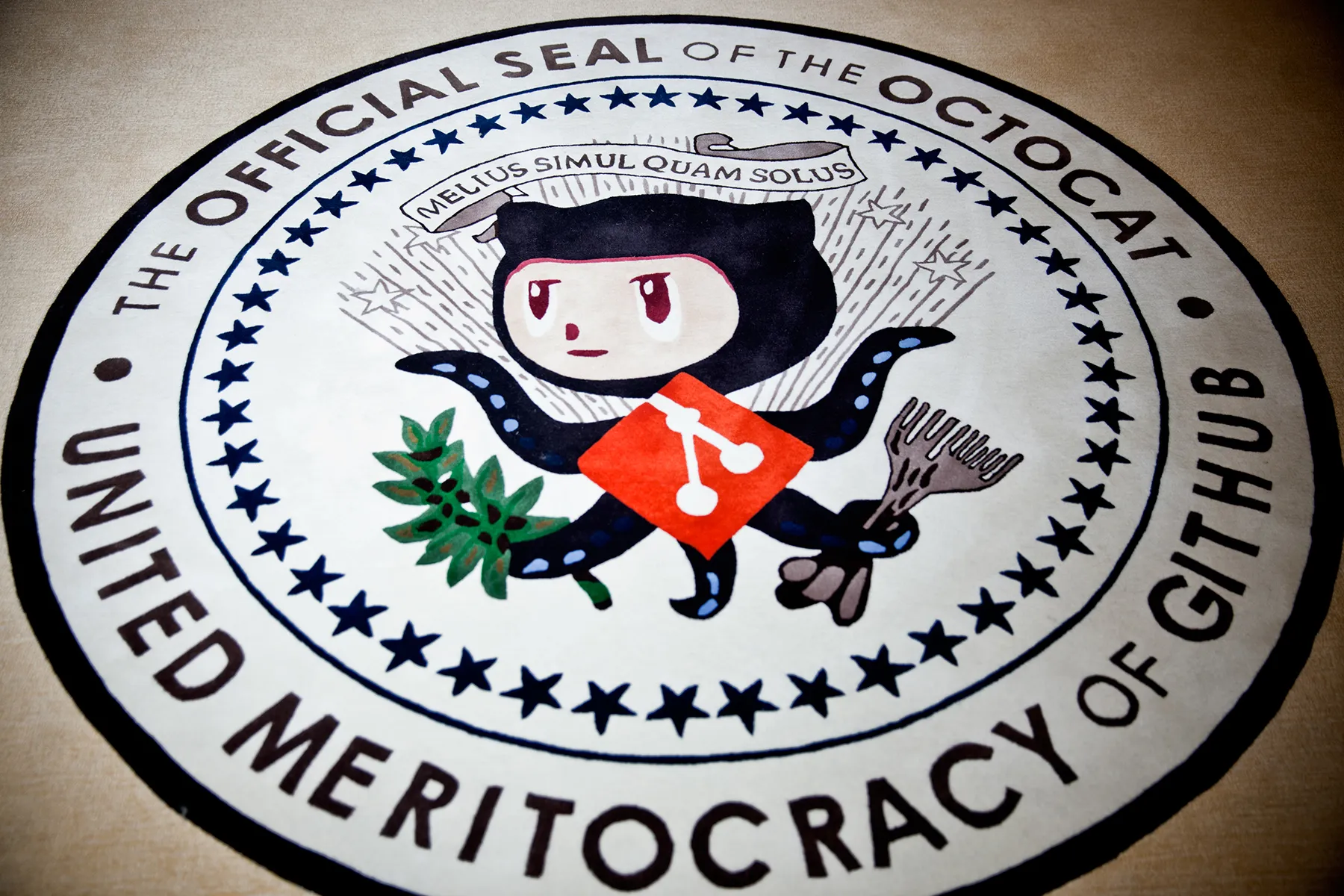 Picture of united meritocracy of github rug