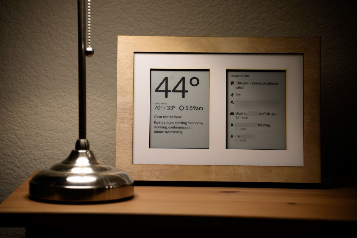 Kindle display in low light