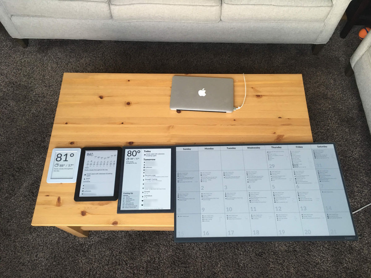 Visionect display range